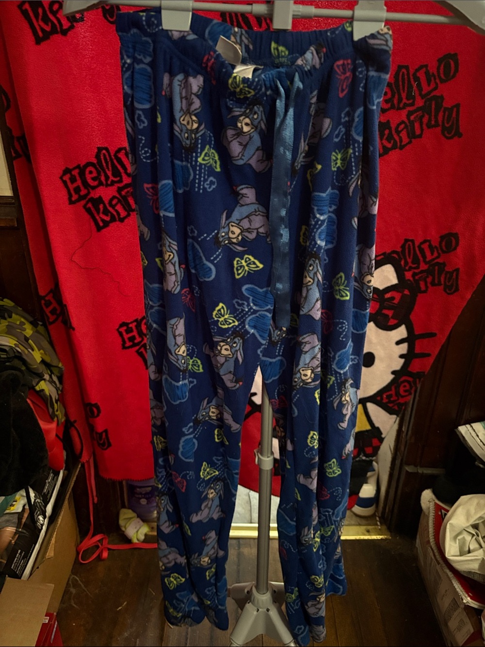 Disney Blue Character Print Women's Pajama Pants